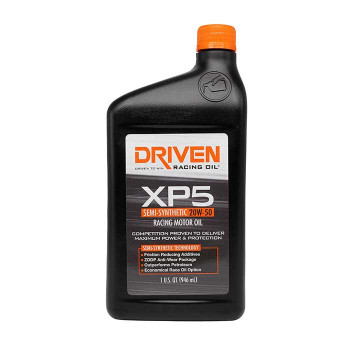 Driven XP5 20W-50 Semi-Synthetic Racing Oil (Case of 12 Quarts) 00906