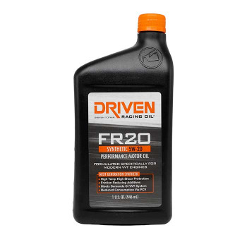 Driven FR20 5W-20 Synthetic Oil (Case of 12 Quarts) 03006