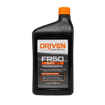 Driven FR50 5W-50 Synthetic Racing Oil (Case of 12 Quarts) 04106