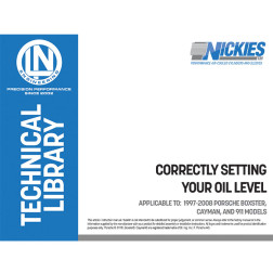 FREE DOWNLOAD: Correctly setting engine oil level (1997-08 Porsche Boxster, Cayman and 911)
