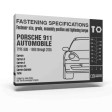 “996 Torque Book” – Fastening Specifications for Porsche 911 (Type 996) Automobile