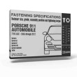 “997 Torque Book” – Fastening Specifications for Porsche 911 (Type 997) Automobile