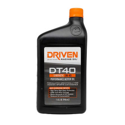 Driven DT40 Full-Synthetic 5w40 European Sports Car Oil (Case of 12 Quarts) 02406