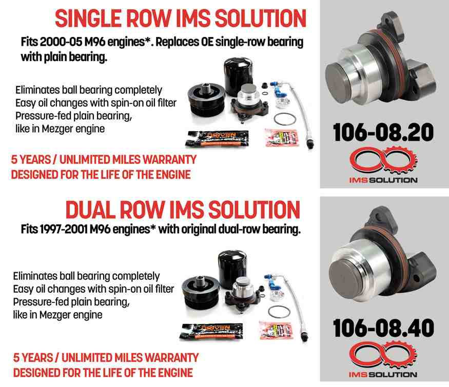 What IMS Solution bearing does my Porsche Boxster, 996, or early 997 need?