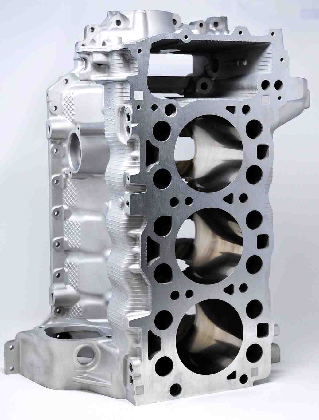 Nickies Lite Reconditioned Porsche MA1 (9A1) Engine Block with Nikasil plated cylinder bores and resurfaced deck.