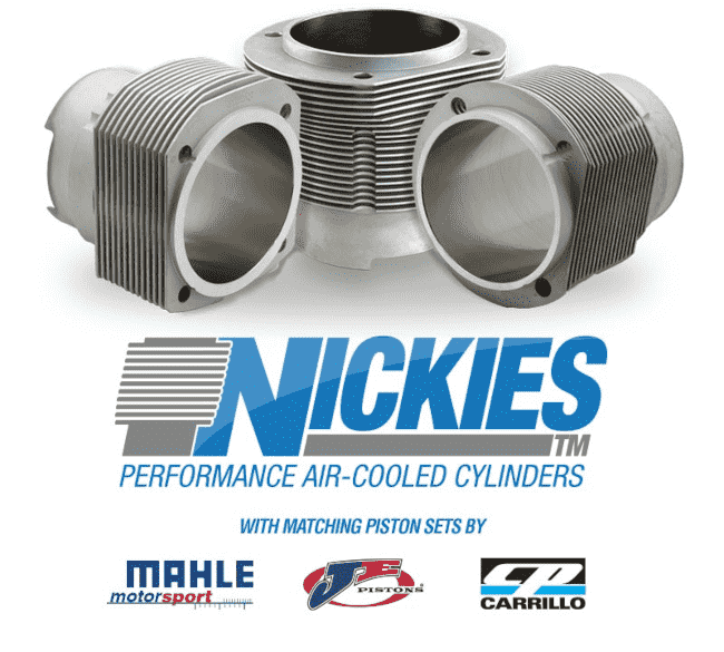 Nickies Performance Aircooled Cylinders for Porsche and VW Engines