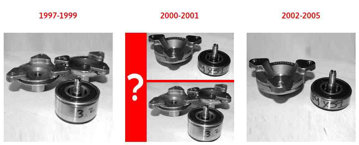 How do I indentify if I have a single or dual row Porsche intermediate shaft bearing in my Boxster or 911 996 engine?