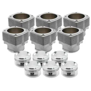 Porsche 911 3.6 105.029mm (4.135") Nickies inc. 11.5:1 JE Piston set