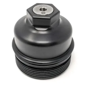 99610728570LN Billet Oil Filter Housing Cap inc. Soft Socket