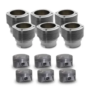 Porsche® 911 2.7L to 2.9L Carb/CIS (1973-1977) 93mm 10.3 Nickies™ Cylinder and Mahle® Piston Set