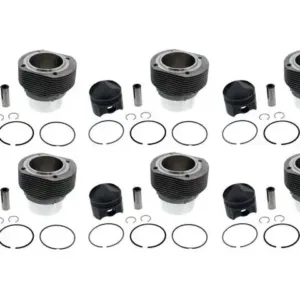 Porsche® 911S 2.0L (1964-1968) 80mm 10:1 Mahle® Cylinder and Piston Set 