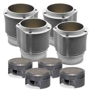 Porsche® 356 912 91mm 1925cc Machine-In Nickies™ Cylinder and 9.5:1 Mahle® Piston Set 57.5-60.5cc