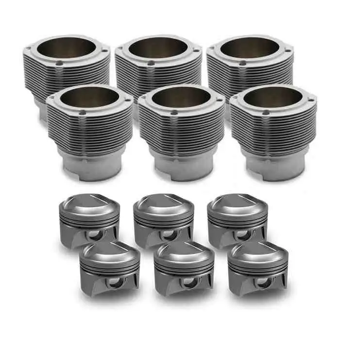 Porsche® 911 2.7L Carb or K-Jet CIS (1973-1977) 90mm 10.3:1 Nickies™ Cylinder and Mahle Motorsports® Piston Set