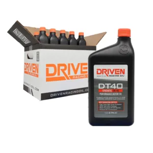 Driven DT40 Full-Synthetic 5w40 European Sports Car Oil (Case of 12 Quarts) 02406