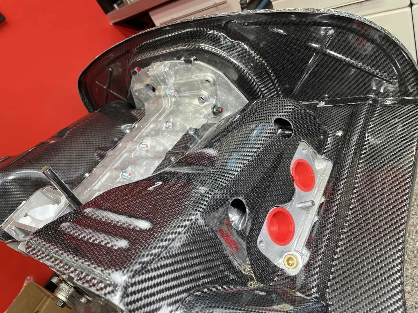 Raby's Aircooled Technology Porsche 914 2.0L Carbon Fiber Engine Tin Set - Image 5