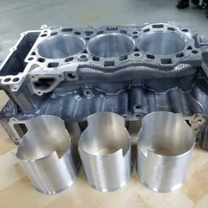 Dry Sleeving of Alusil Aluminum Porsche Engine Blocks Back to Stock Bore Size