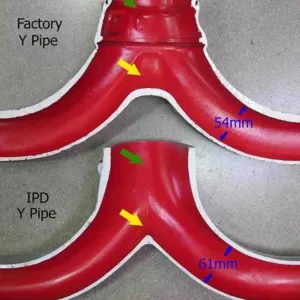 997.2 Turbo IPD High Flow Y Pipe: HP Gains 15-20 - Direct Bolt-In Replacement