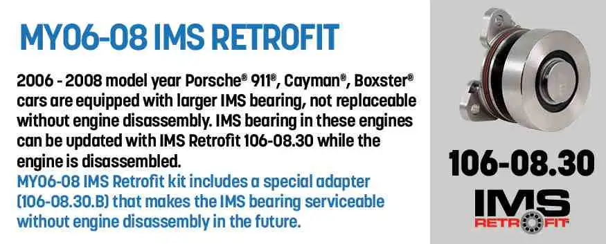 LN Engineering Single Row Pro IMS Bearing Retrofit Kit For Porsche 986 Boxster / 996 Carrera