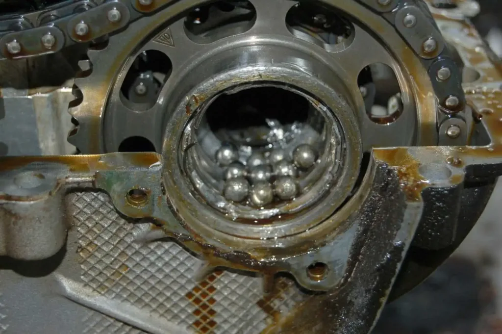 Failed Porsche Intermediate Shaft IMS Bearing