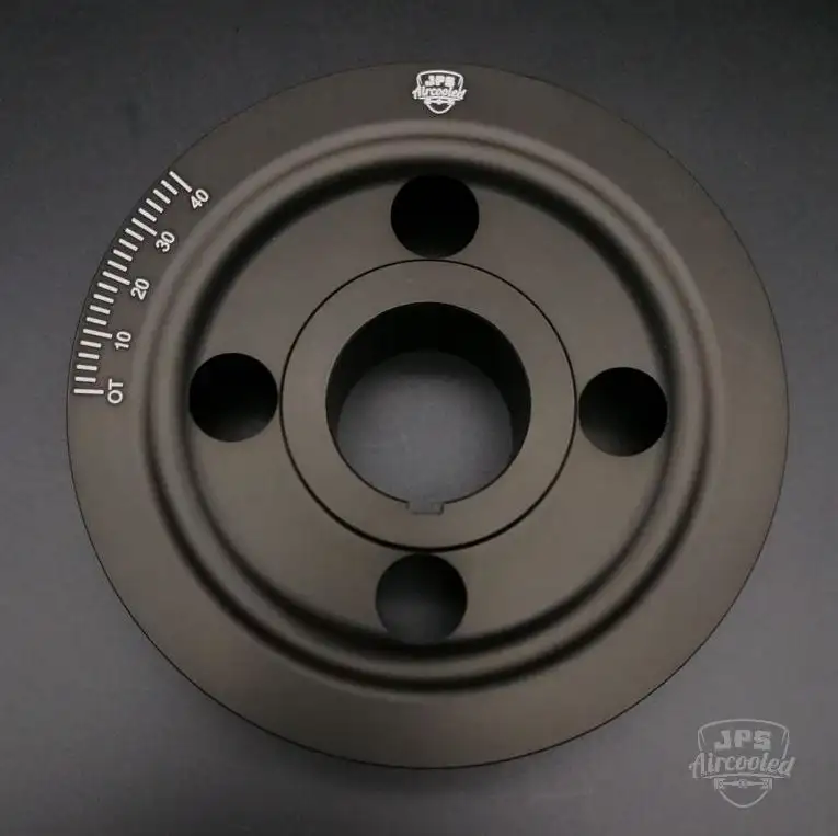 JPS Aircooled Porsche 356 912 Billet Aluminum Crankshaft Power Pulley and Bolt