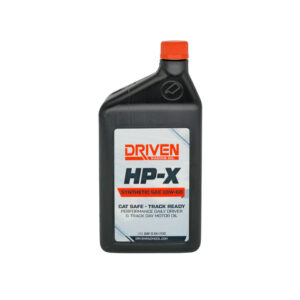 Driven HP-X 10W60 Modern HP Motor Oil Bottle Front