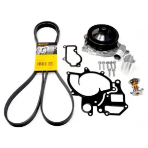 Porsche OEM 986/996 Water Pump Kit inc. Gaskets, Belt, Bolts and Low Temp Thermostat