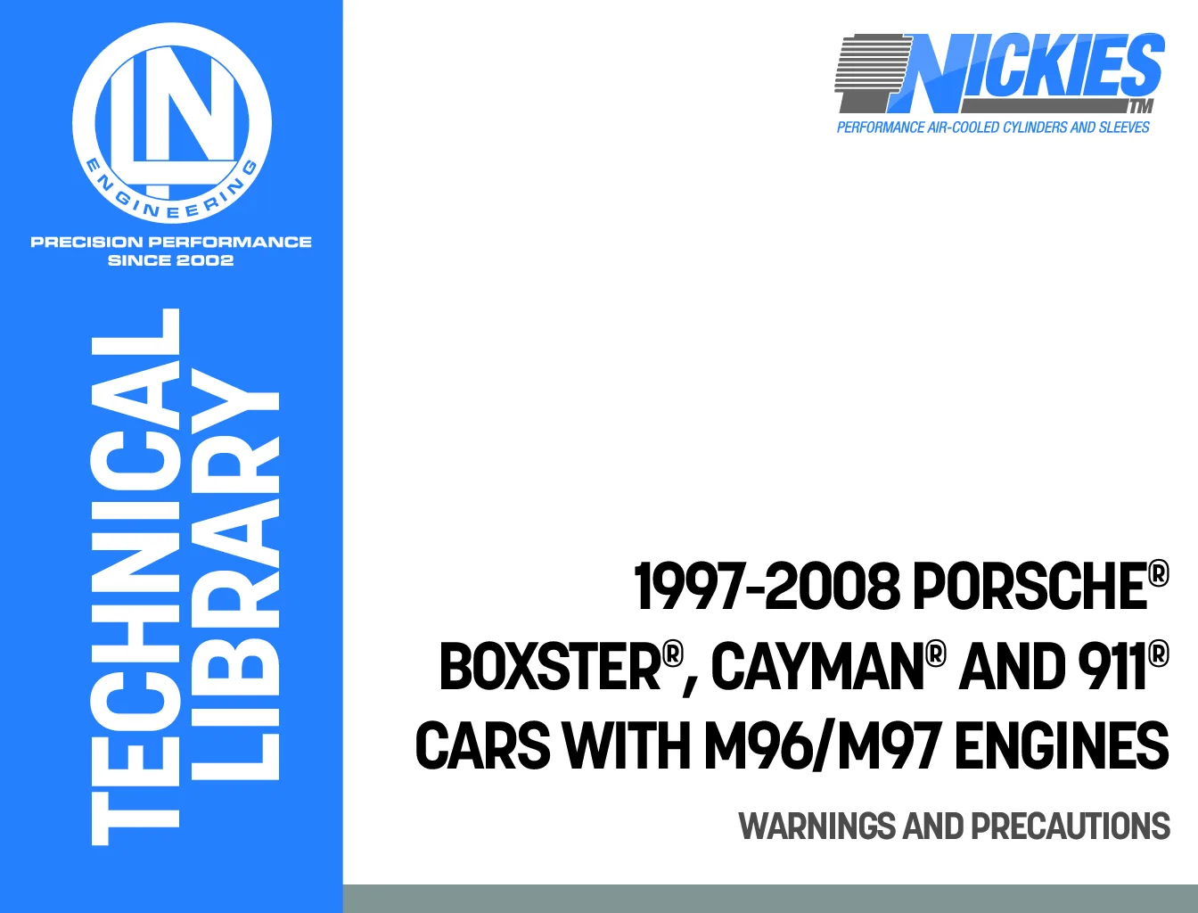 The M96 Engine - Warnings and Precautions (LIB-0003)