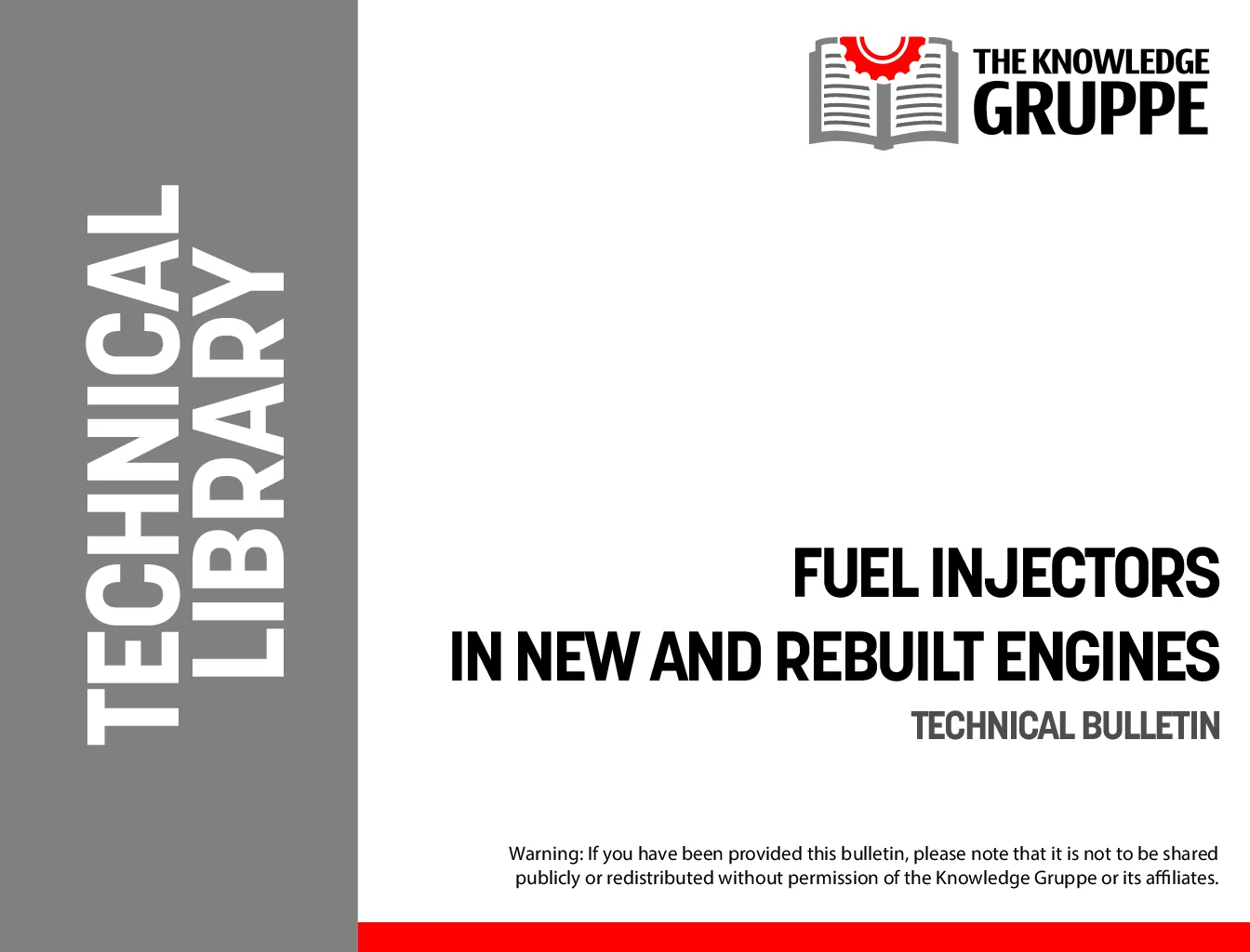 Technical Bulletin: Fuel injectors (LIB-0006)